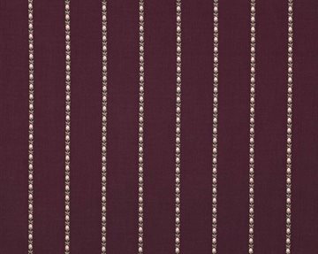 Floral Stripes Burgundy